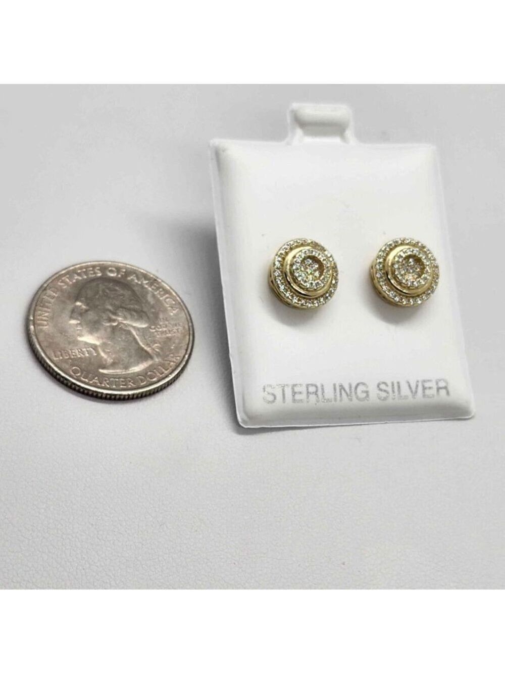 BRAND NEW   Sterling Silver 925 Round Disc Earrings